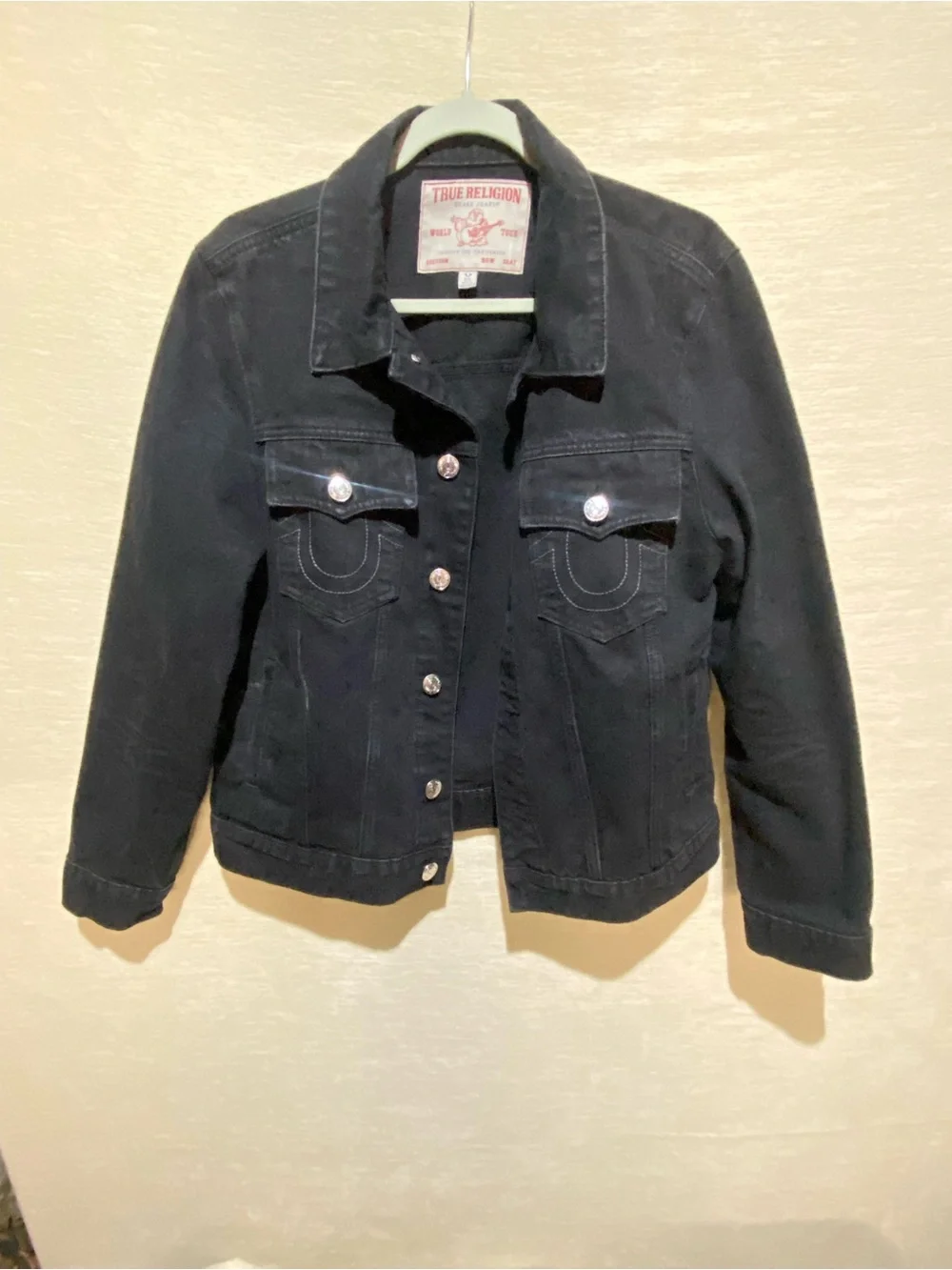 True Religion Kids Black Denim Trucker Jacket